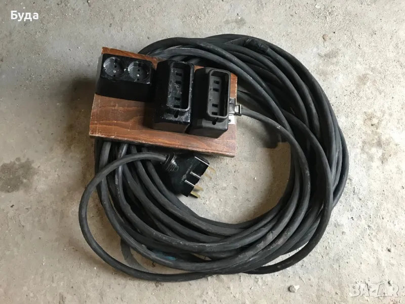 Трифазен и монофазен удължител 25 метра, снимка 1