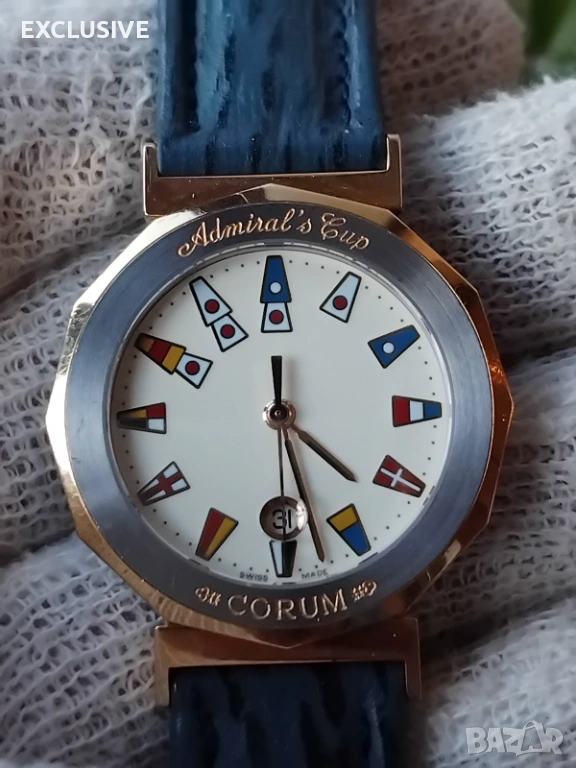 Нов Corum. Кварцов часовник с календар Договаряне!, снимка 1