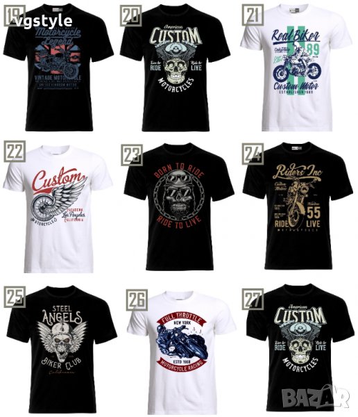 Тениска Моторджийска Мото Мотокрос Ендуро Моторист Мотоциклетизъм Мотор Рокер Moto Motorcycle, снимка 1