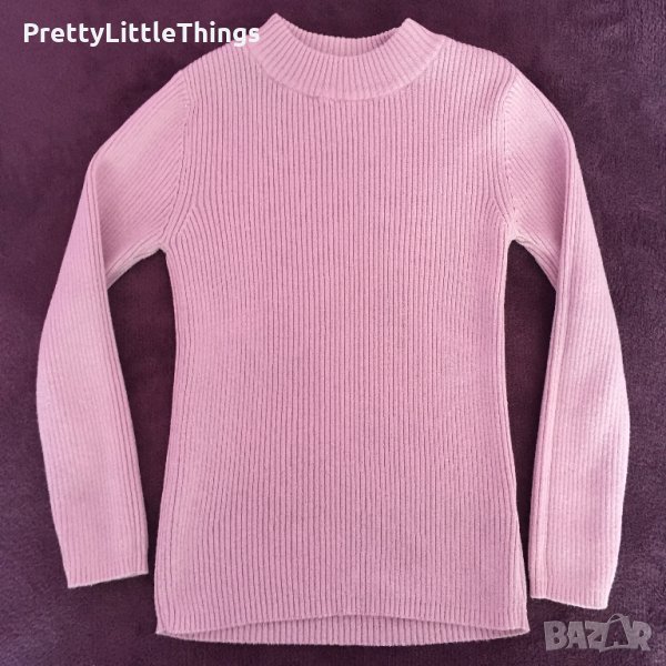 Блестяща розова блузка F&F 6-7 г. , снимка 1