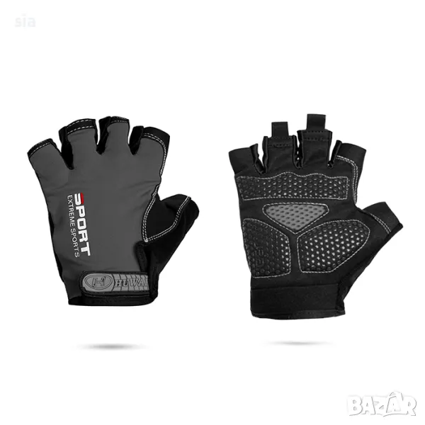 Ръкавици за Велосипед, сиви, снимка 1