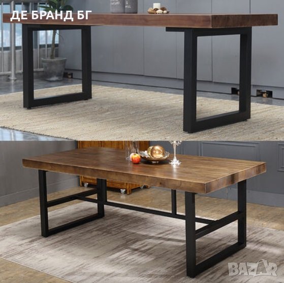 Крака / Основа за трапезна маса, метален профил за вграждане на плот PM0393, снимка 1