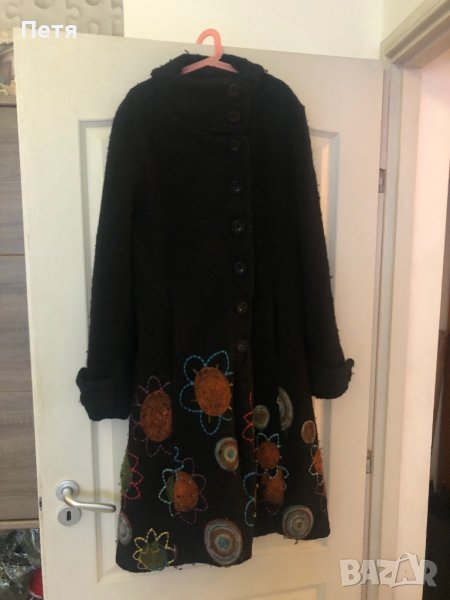 Desigual Дамско черно палто, снимка 1