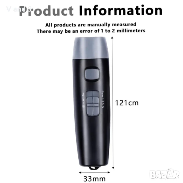 тренировъчна свирка, съдийска свирка за треньори, с 3 тона, , снимка 1