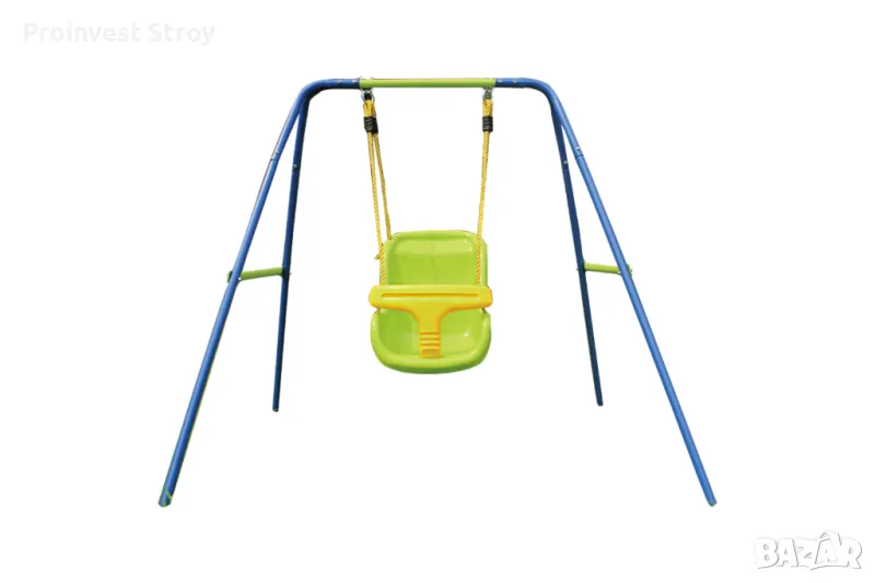 Единична детска метална люлка AC5003 с размери 167*140*145 см., снимка 1