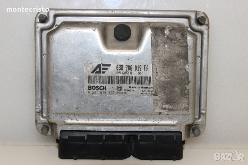 Моторен компютър Ford Galaxy (2000-2006г.) 038 906 019 FA / 038906019FA / 0 281 010 629 / 0281010629, снимка 1