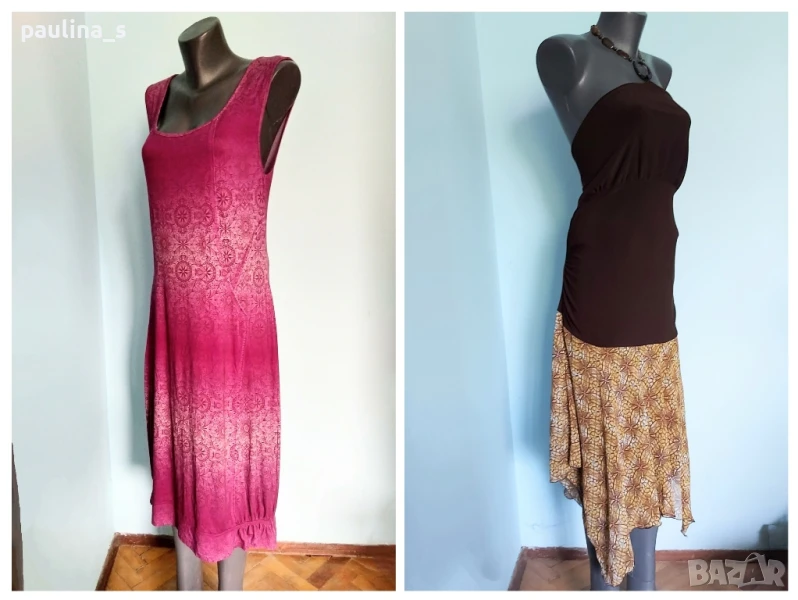 Два различни броя / Еластична рокля "Simclan" и "Entrancy" / голям размер , снимка 1