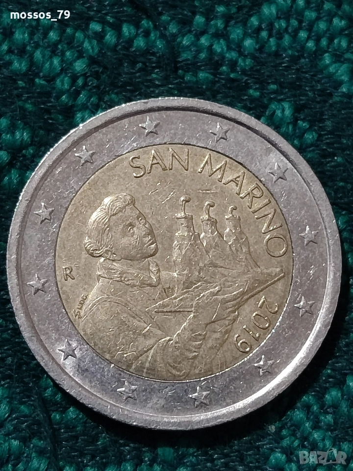 Монета 2€ Сан Марино , снимка 1