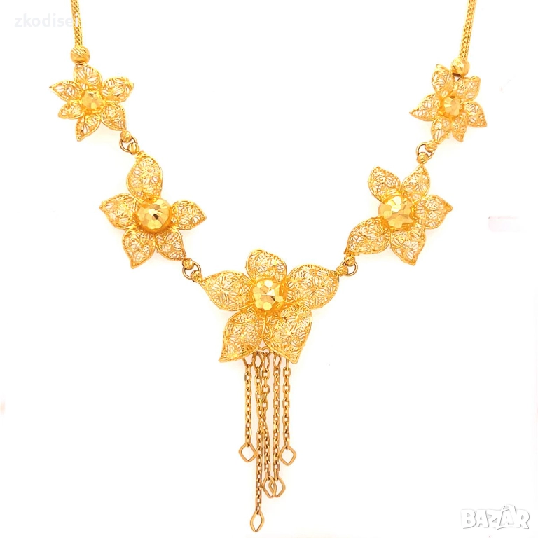 Златно колие 13,24гр. 50,0см. 14кр. проба:585 модел:5339-1, снимка 1