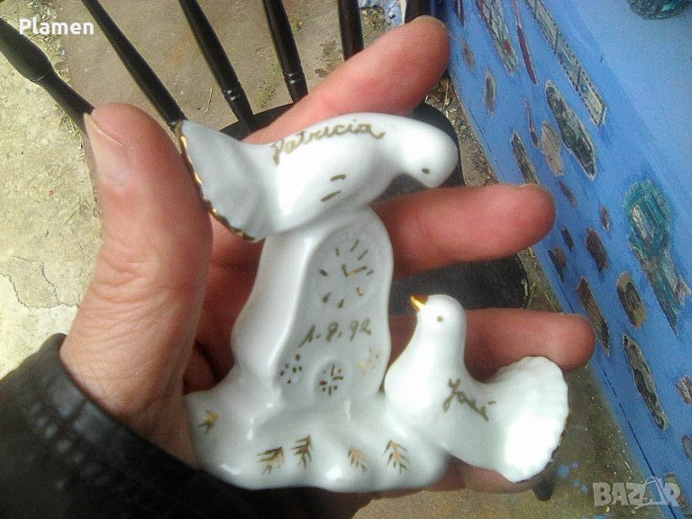 Порцеланова фигурка за сватба, снимка 1