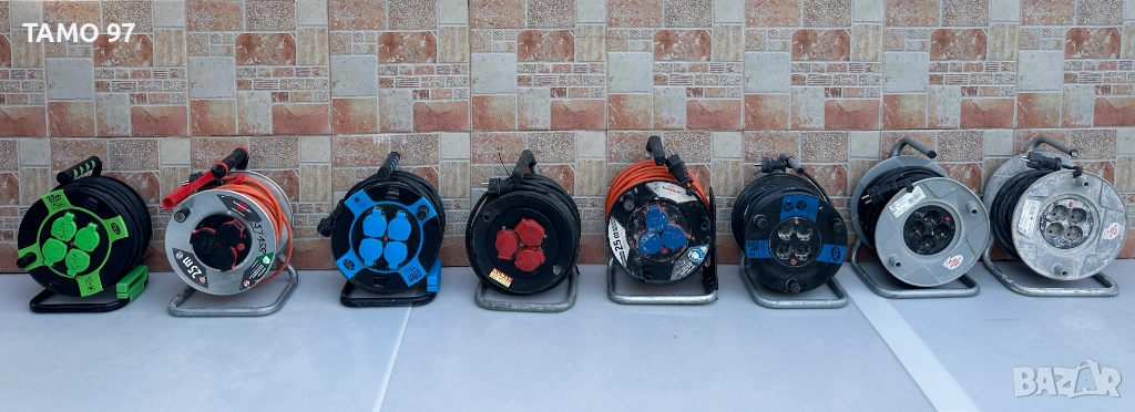 Качествени немски електрически удължители на макара по 25метра , снимка 1