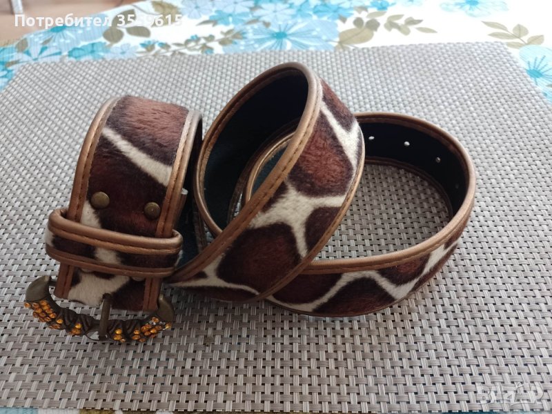 красив дамски кожен колан от Милано, Италия, снимка 1