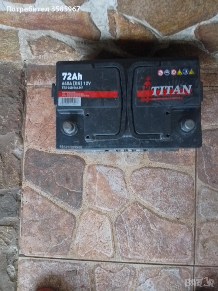 акумулатор титан.72ah, снимка 1