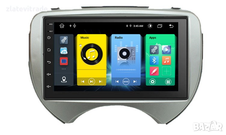 NISSAN MICRA MARCH K13 / RENAULT PULSE 2010 - 2013 7" - АНДРОИД НАВИГАЦИЯ , 9565, снимка 1