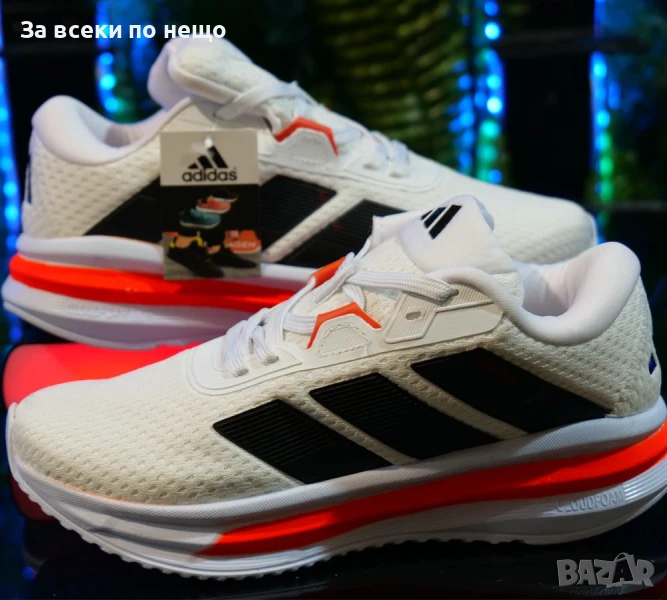 Adidas Ures Дамски Маратонки🔝Дамски Спортни Обувки Адидас Юрес Бяло И Оранжево Код SM-36, снимка 1