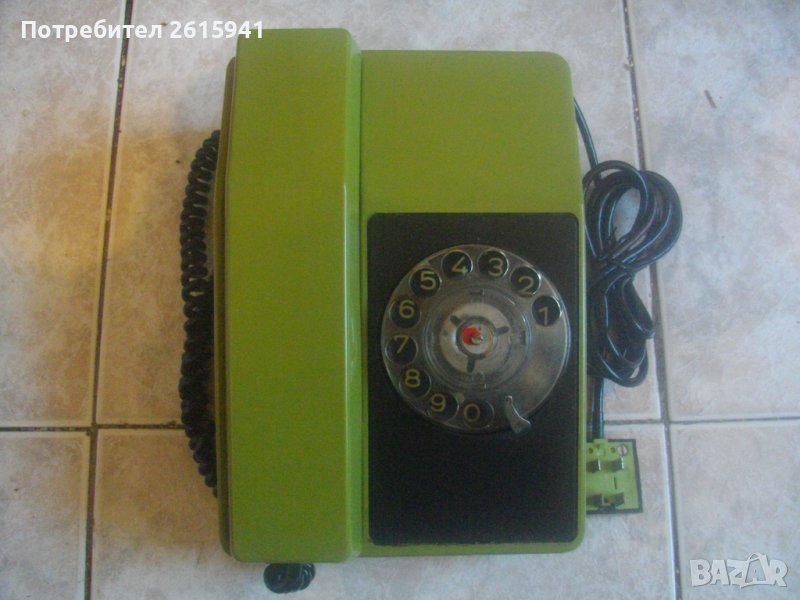 Ретро Български Стационарен Телефон С Шайба-1985г.-РЕСПРОМ-гр.Белоградчик, снимка 1