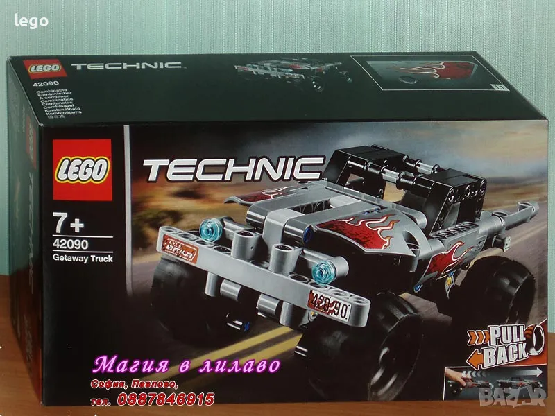 Продавам лего LEGO Technic 42090 - Камион за бягство, снимка 1