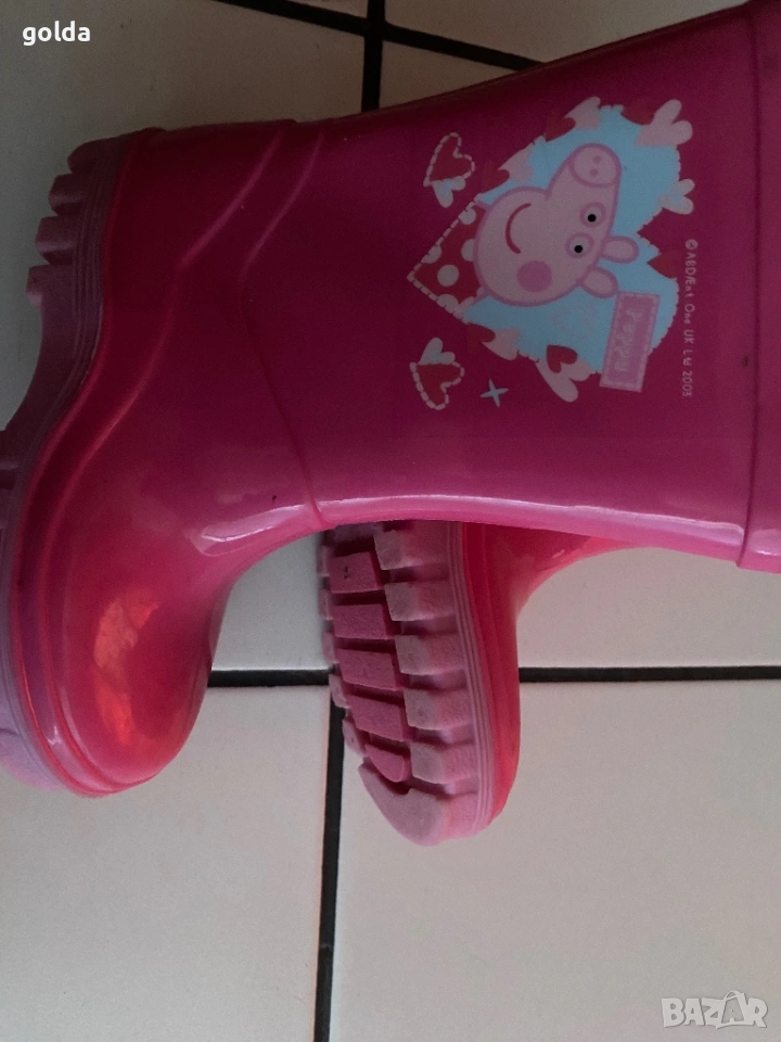 Детски розови ботушки Peppa  Pig, снимка 1