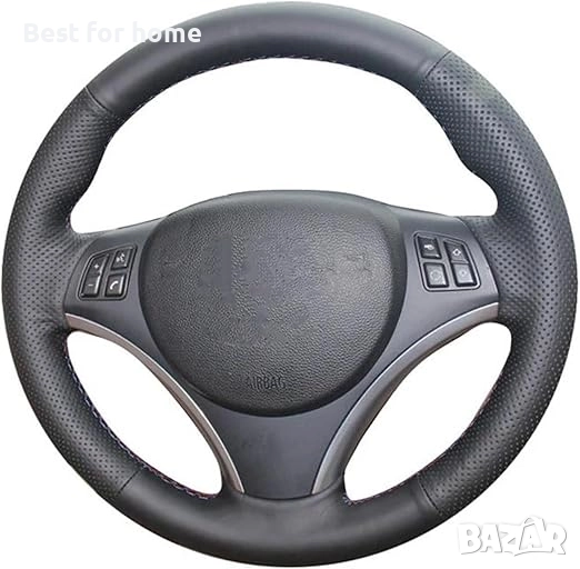 Калъф за волан "‎SZELL" за BMW, E90, 320i, 325i, 330i, 335i, E87, снимка 1