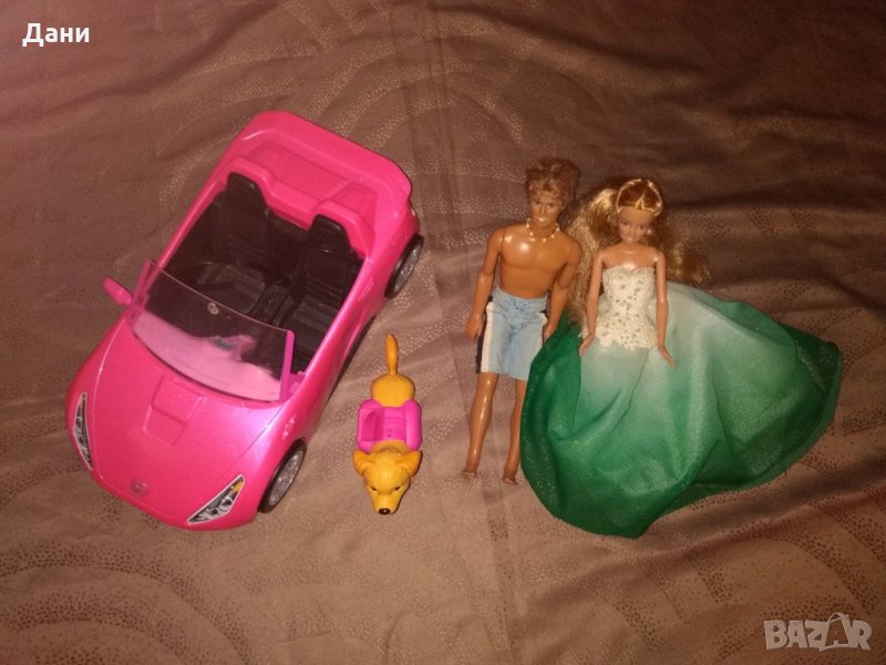 Кола Barbie - Автомобил DVX59 - Convertible Car, снимка 1