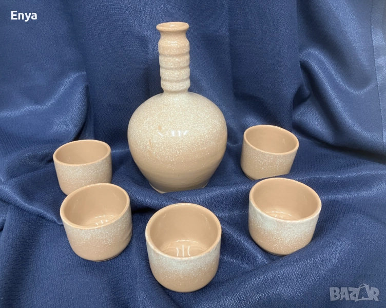 Керамичен комплект за ракия/саке, снимка 1
