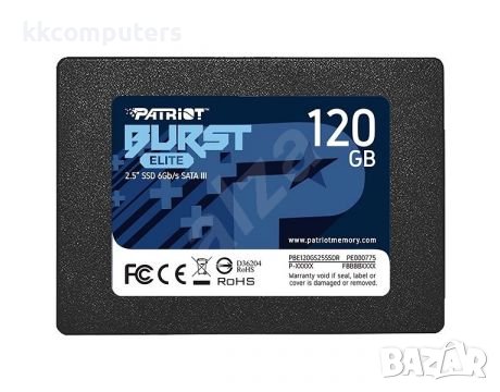 120GB SSD Patriot Burst Elite - PBE120GS25SSDR, снимка 1