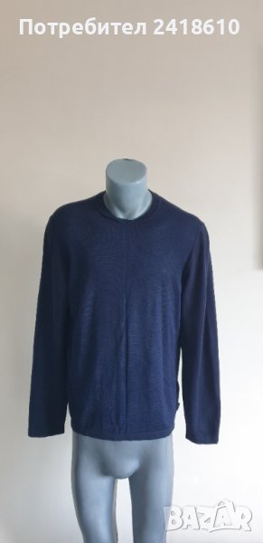 Armani Collezioni Cotton Knit Мens Size M / L НОВО! ОРИГИНАЛ! Мъжка Блуза Пуловер!, снимка 1