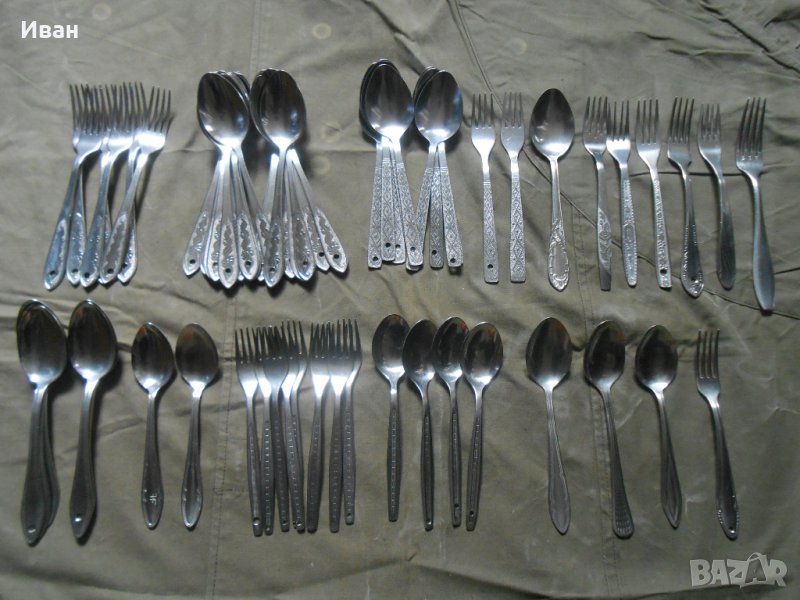 Вилици и лъжици Руски и Български, снимка 1