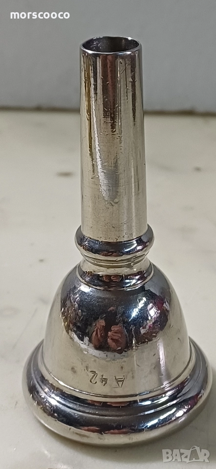 Голям мундщук със сребърно покритие , снимка 1