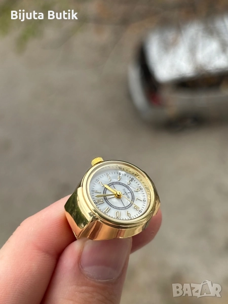 Пръстен Модел Часовник, снимка 1