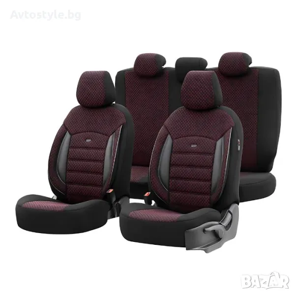 Тапицерия за седалки Otom Sport Plus (черно/бордо), снимка 1