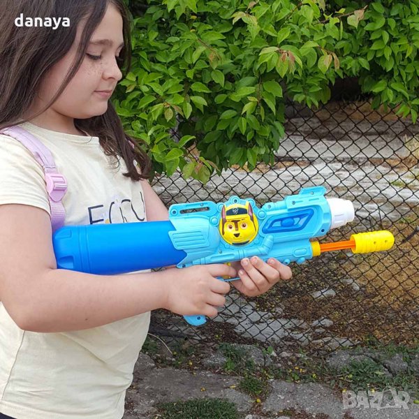 2125 Голям воден пистолет Paw Patrol играчка водна помпа бластер, 45 см, снимка 1