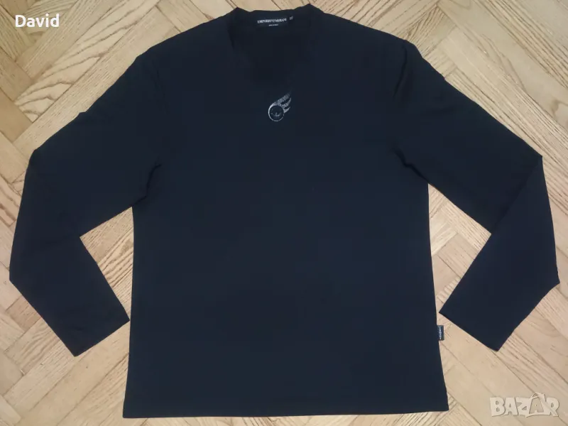 Оригинална дамска фланелка с дълъг ръкав на Emporio Armani, снимка 1