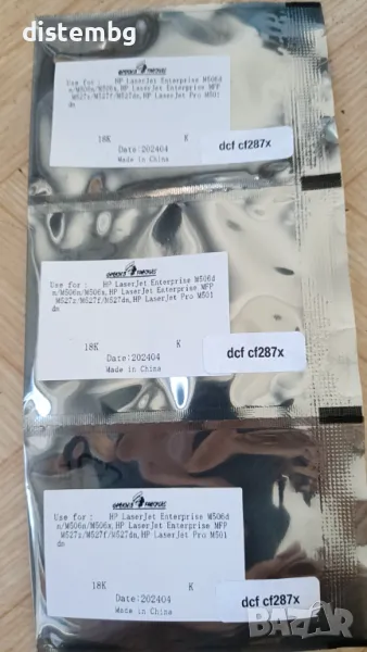 Чип за HP LaserJet Enterprise M506/MFP M527 CF287X, снимка 1
