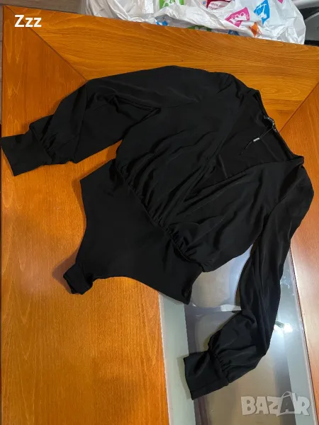 Черно дамско боди, снимка 1