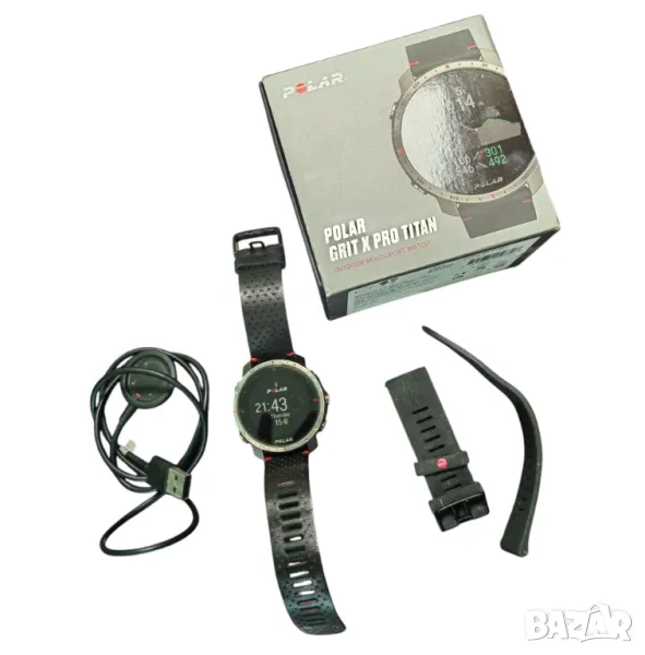 Часовник  Polar Grit X Pro Titan, снимка 1