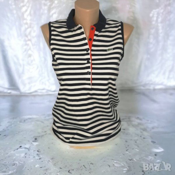 Намален! Lacoste дамска тениска без ръкав/ потник,36, снимка 1