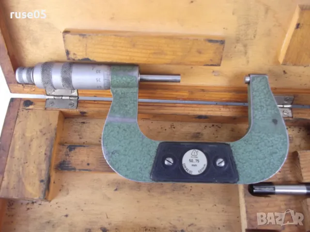 Микрометър "50 - 75 мм" германски работещ - 1, снимка 3 - Други инструменти - 47779104