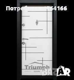Блиндирани входни врати от серия ТРИУМФ, снимка 4 - Входни врати - 44026032