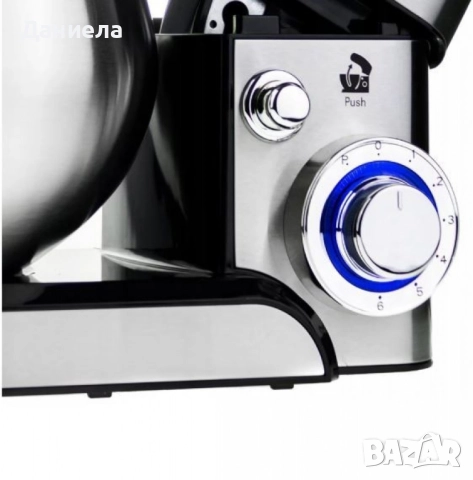 Планетарен миксер Voltz V51115F – мощност 1600W и 5L купа от инокс за перфектно тесто и кремове, снимка 3 - Миксери - 52217303