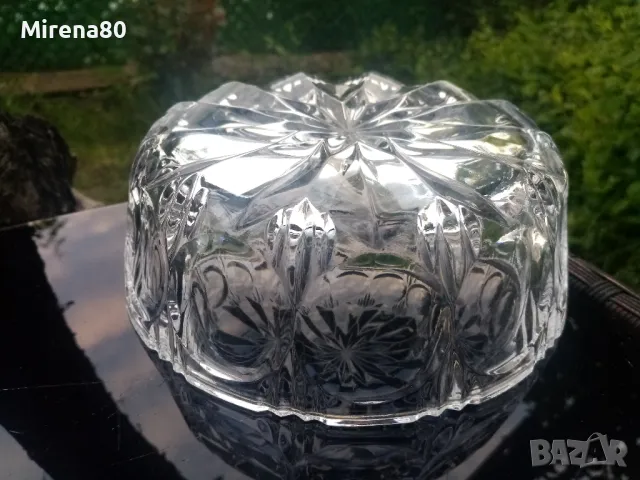 Кристална купа, снимка 5 - Чинии - 50152835