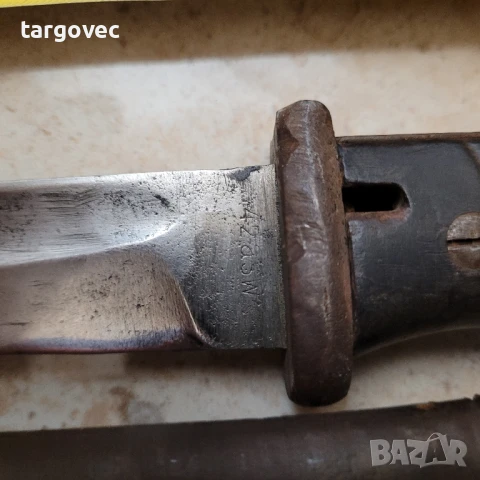 нож щик немски Маузер, снимка 5 - Антикварни и старинни предмети - 50566035