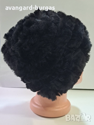 Дамска шапка, лукс Чинчила -232, снимка 4 - Шапки - 52214279