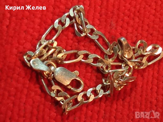 СТАРА СРЕБЪРНА ГРИВНА СРЕБРО 925 КАРТИЕ ПЛЕТКА CARTIER ВИНТИДЖ СТИЛНО БИЖУ 26895