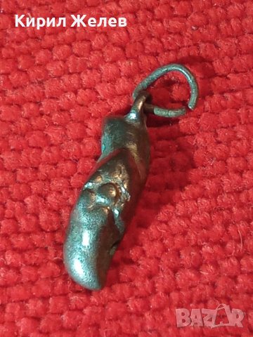 ВЪЗРОЖДЕНСКА САЧАНЕНА ВИСУЛКА от ПРОЧЕЛНИК НАГРЪДНИК ТРЕПКА ЕТНО НАКИТ НОСИЯ 27206, снимка 2 - Антикварни и старинни предмети - 39307994