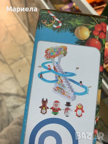 Пързалката на Дядо Коледа и Елените / LED+Звук+Движение, снимка 6 - Играчки за стая - 52287922