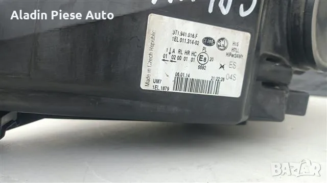 Ляв фар Skoda Superb година 2013 2014 2015 Халогенен фар код 3T1941016F, 3T1941015F , снимка 13 - Аксесоари и консумативи - 50313048