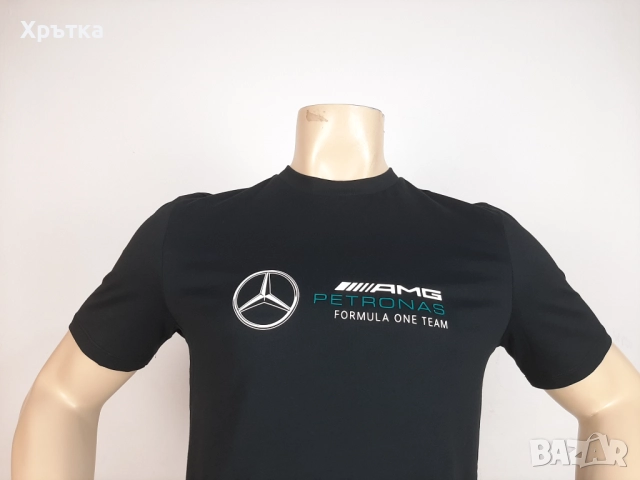 Mercedes AMG F1 Large Logo - Оригинална мъжка тениска размер M, снимка 10 - Тениски - 52939116