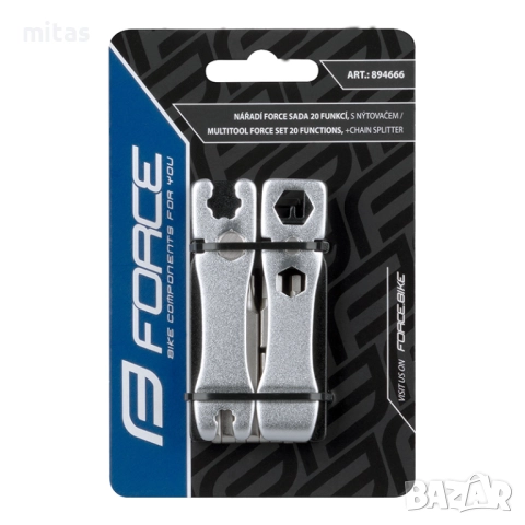 Многофункционален инструмент за велосипед FORCE ECO - 20 функции, снимка 3 - Аксесоари за велосипеди - 52259903