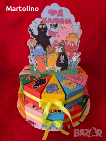 Картонена торта Baby Shark, снимка 16 - Други - 53049198